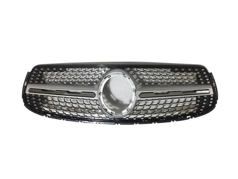 Kühlergrille Mittleres Mesh-Tuning Frontkühlergitter Stoßstangengrill Einlassgrill Für C253 X253 Für Benz Für GLC Coupe 2015–2023 Kühlergrill(20-23 D Silver) von MALTAY