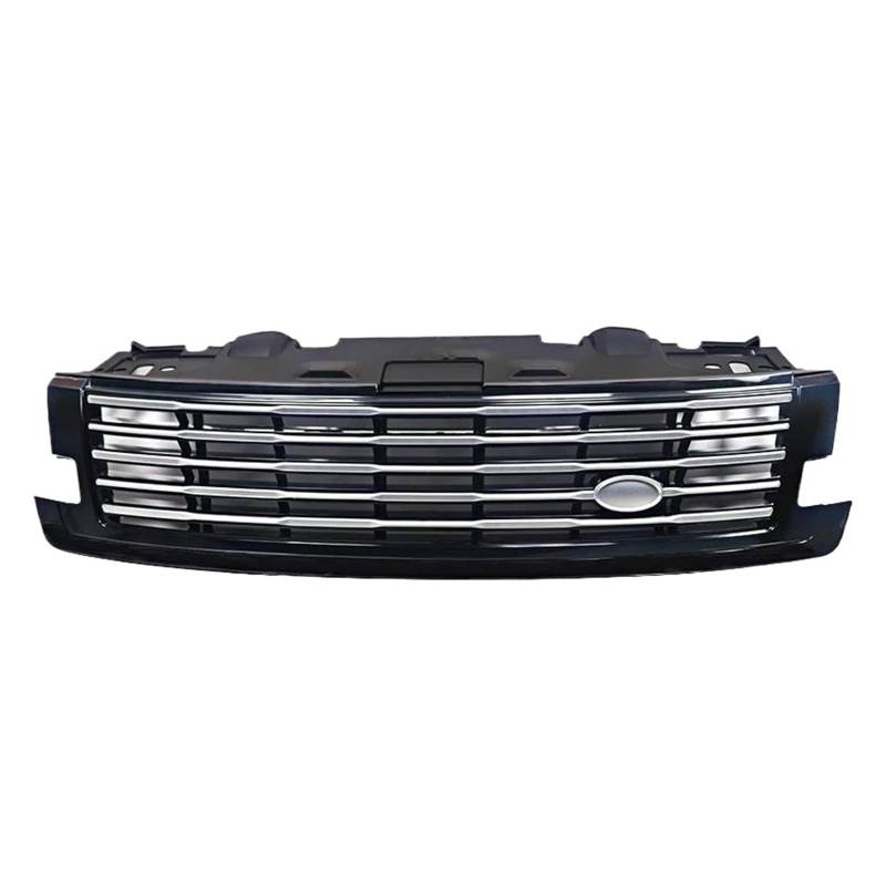 Kühlergrille SV-Version Mesh Grid Frontgrill Oberer Renngrill Für Land Für Rover Für Range Für Rover Für Vogue L460 2023 2024 2025 Kühlergrill(Black Frame) von MALTAY