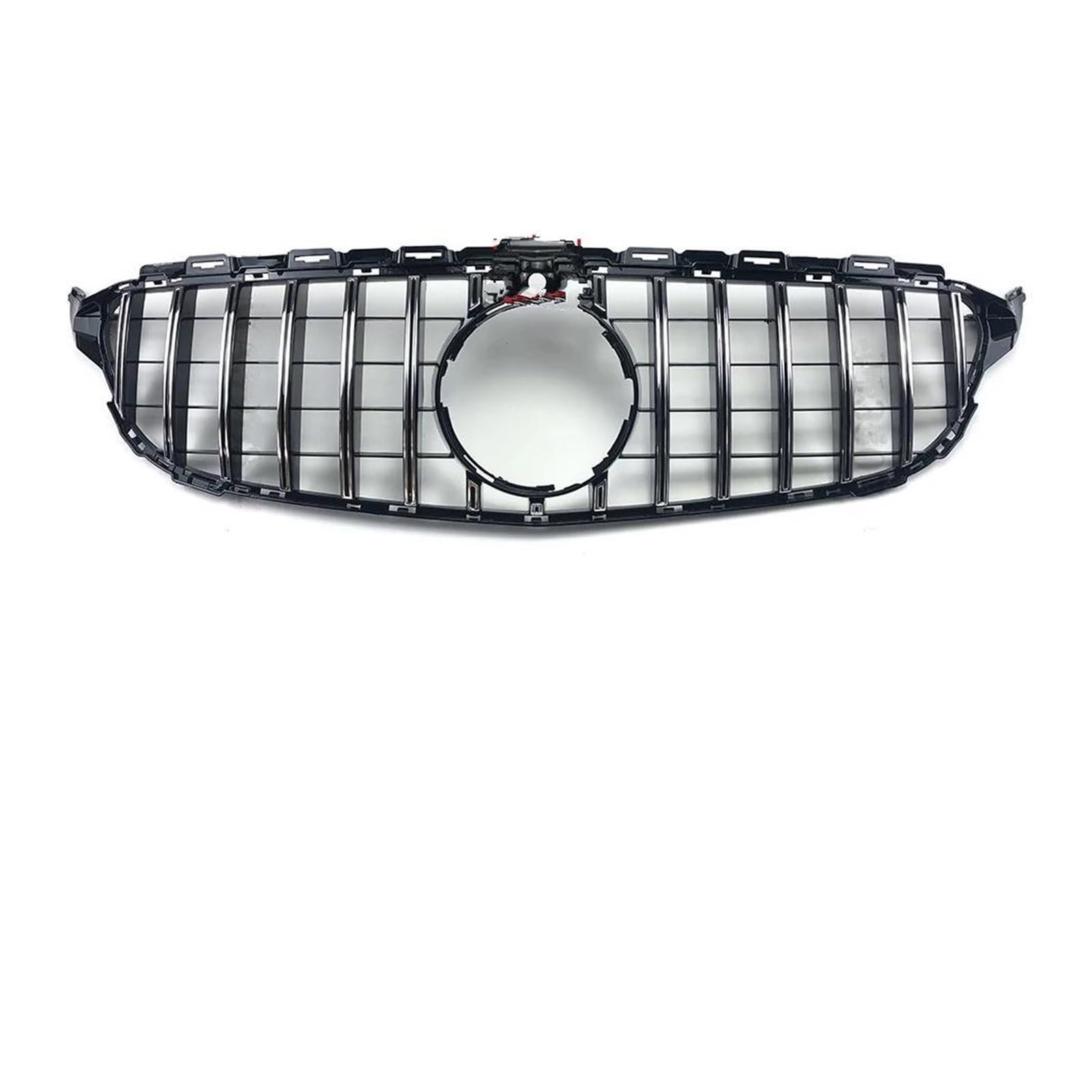 Kühlergrille Tuning-Zubehör GT Für GTR Diamond Inlet Mesh Frontgrill Für Benz C W205 C205 S205 2014-2021 Für AMG Style Refit Kühlergrill(E 2014-2018) von MALTAY