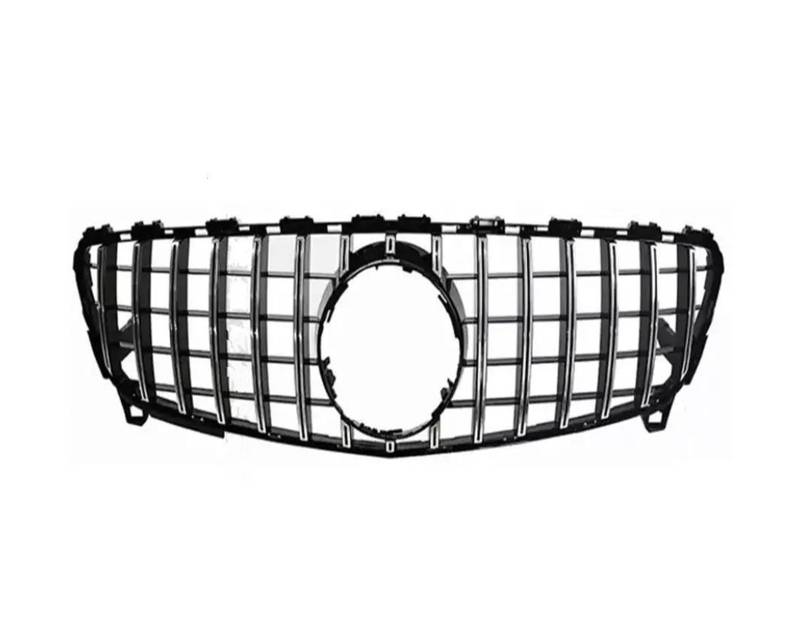 Kühlergrille Tuning-Zubehör Kühlergrill Racing Grill Mesh Für Benz Für A-Klasse A45 W176 2013-2018 2019+ A180 A200 A260 GT Diamond Style Kühlergrill(16-18 GT Silver) von MALTAY