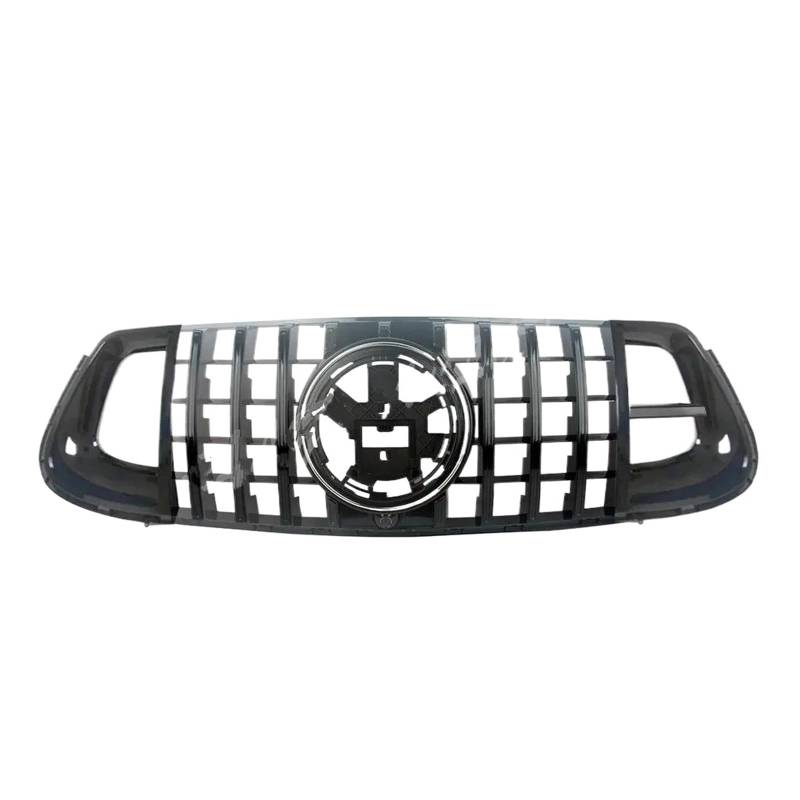 Kühlergrille Vorne Racing Billet Stoßfänger Grille Obere Abdeckung Für Deluxe Sports Style Für Benz W167 Für GLE-Klasse Für GLE350 Für GLE450 2020-2023 Kühlergrill(All Black) von MALTAY