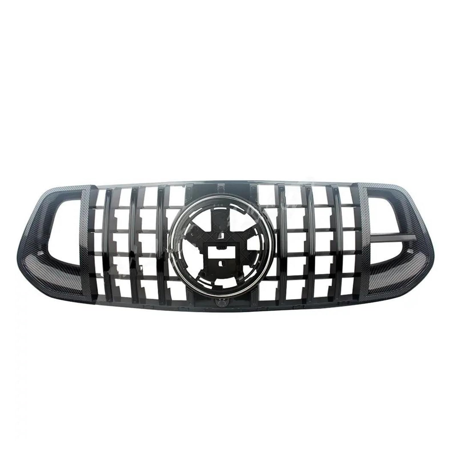 Kühlergrille Vorne Racing Billet Stoßfänger Grille Obere Abdeckung Für Deluxe Sports Style Für Benz W167 Für GLE-Klasse Für GLE350 Für GLE450 2020-2023 Kühlergrill(Kohlenschwarz) von MALTAY