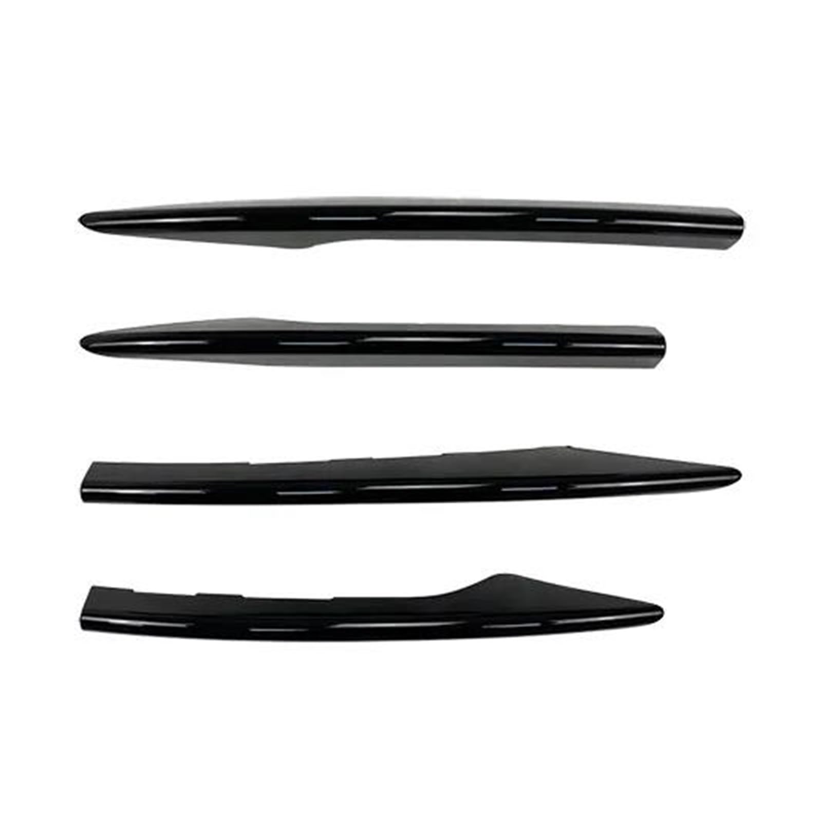 Splitter 2X Auto Front Lip Splitter Spoiler Schmücken Trim Canard Für Benz E Klasse W213 E200 E260 E300 E300e E450 2021-2023 Frontspoiler(B Gloss Black) von MALTAY