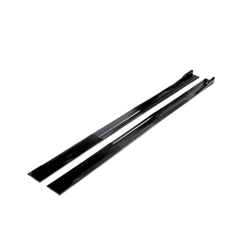 Splitter 2m 2,18m Universal Für Toyota Auto Seitenschweller Verlängerung Splitter Stoßstange Racing Seitenflügel Stoßstange Lippe Seitenspoiler Diffusor(6pcs Glossy Black 2m) von MALTAY