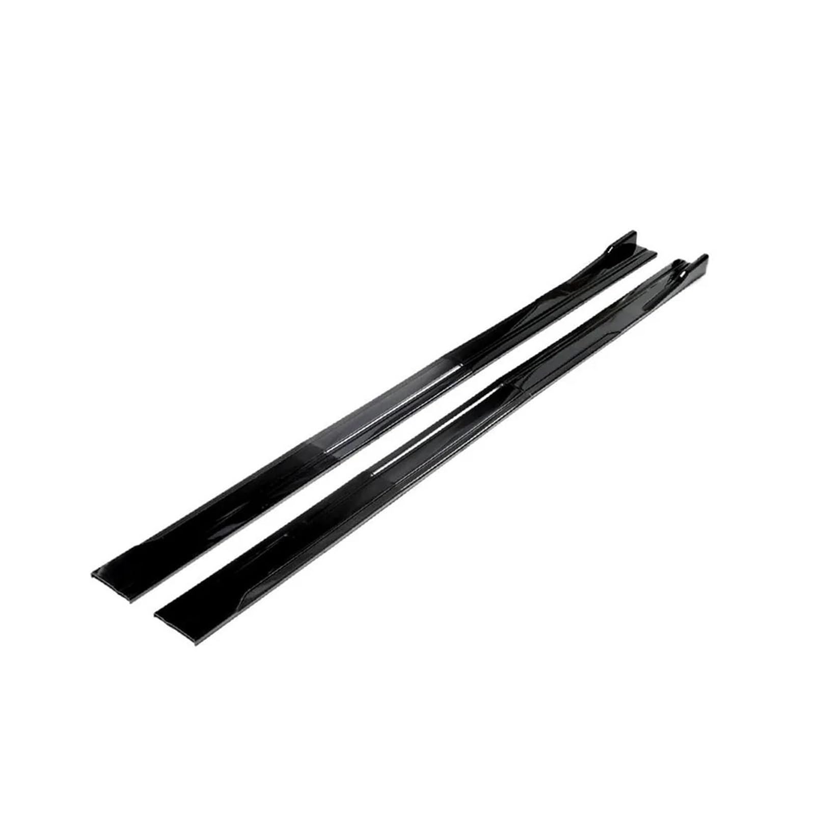 Splitter 2m 2,18m Universal Für Toyota Auto Seitenschweller Verlängerung Splitter Stoßstange Racing Seitenflügel Stoßstange Lippe Seitenspoiler Diffusor(Glossy Black 2.18m) von MALTAY