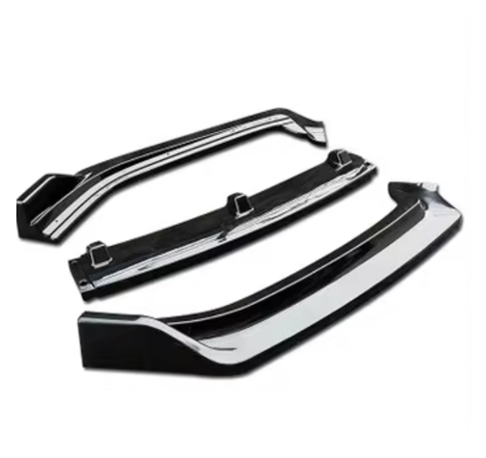 Splitter 3 Stücke Für VW Für Polo 6R 6C Frontschürze Lip Body Kit Spoiler Splitter Diffusor ABS Kunststoff Universal Frontspoiler von MALTAY