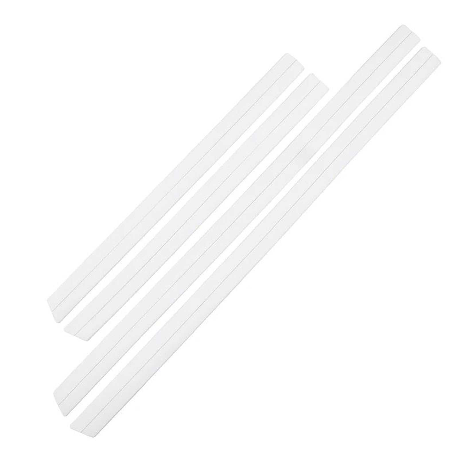 Splitter 4 Stück Autotürschutz Karosseriekantenschutz Aufkleber Seitenschweller Kratzfest Dekorativer Schutzaufkleber Komplett Schwarz Universal Diffusor(B 2PCS 93CM- 2PCS 63CM) von MALTAY