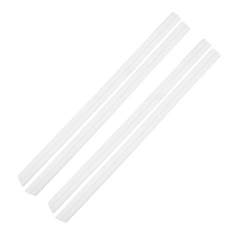 Splitter 4 Stück Autotürschutz Karosseriekantenschutz Aufkleber Seitenschweller Kratzfest Dekorativer Schutzaufkleber Komplett Schwarz Universal Diffusor(B 4PCS 93CMx4.5CM) von MALTAY