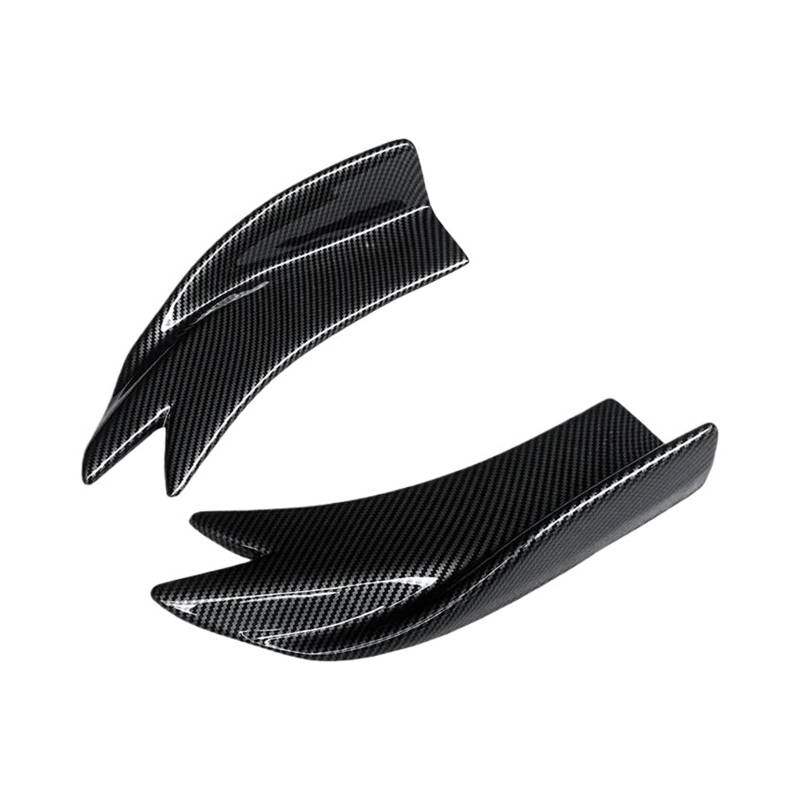 Splitter Auto Heckstoßstange Splitter Schürzen Kofferraumlippe Spoiler Canard Flügel Diffusor Wrap Winkel Schutz Für A1 2015-2019 2017 2018 Diffusor(Kohlefaser-Optik) von MALTAY