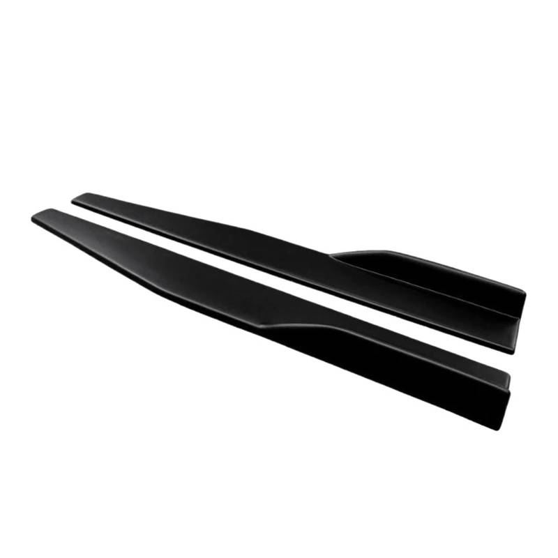 Splitter Autozubehör Seitenschweller Stoßstangendiffusor Spoiler Schürzen Flügel Verlängerungen 75CM Carbon Fiber Look Für TT 2004-2019 2016 2017 Diffusor(Matt-schwarz) von MALTAY