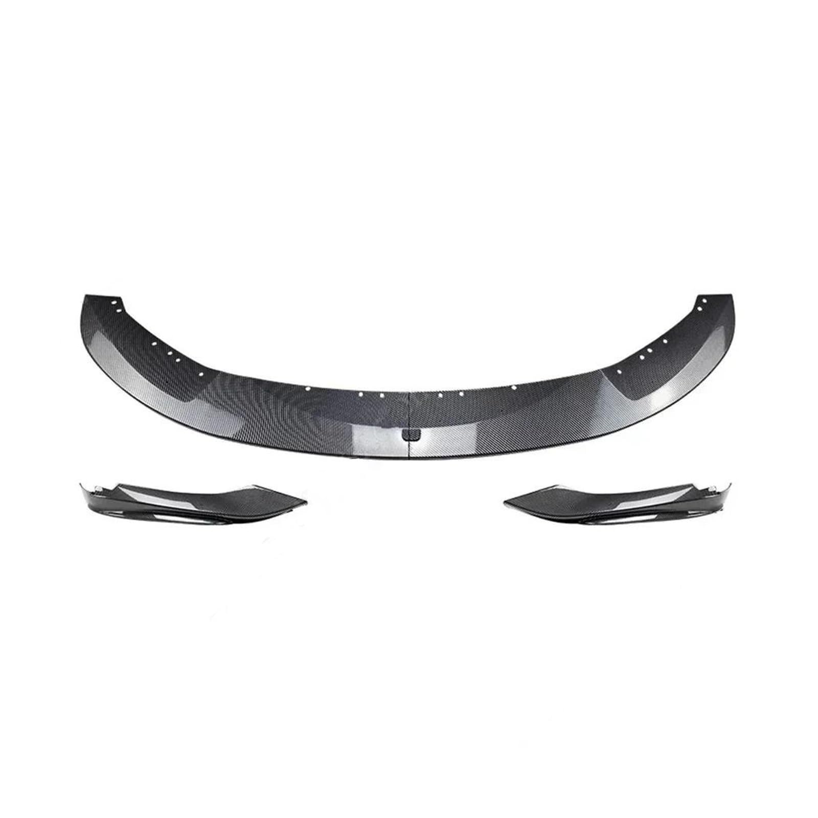 Splitter Frontspoilerlippe Splitter Diffusor Schutz Nachrüst-Bodykit MP Style Für F32 F33 F36 420i 430i 420d M440i 2014-2020 Frontspoiler(One Set Carbon Look) von MALTAY