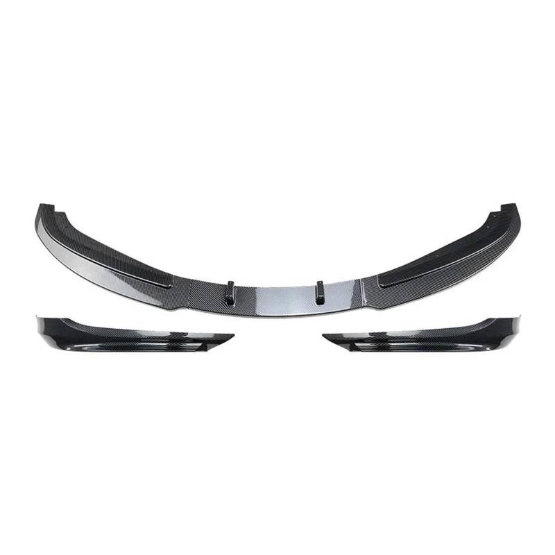 Splitter Für 3er E90 E91 Für LCI 320i 2009-2012 Auto Frontstoßstange Lip Splitter Diffusor Body Kits Spoiler Stoßstange Schutzfolie Frontspoiler(Carbon Look Set) von MALTAY