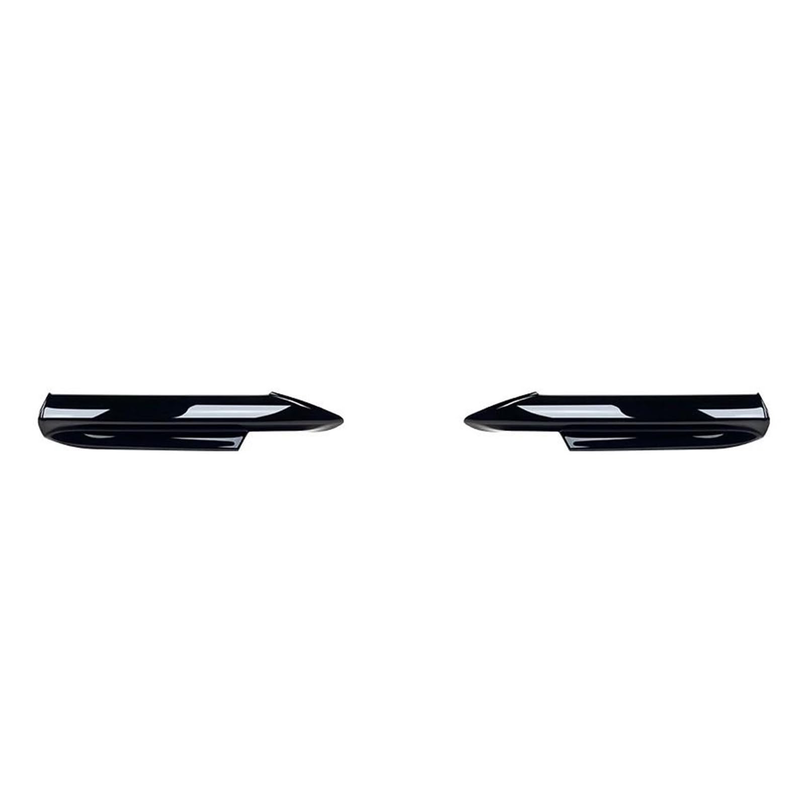 Splitter Für 3er E90 E91 Tech 2005-2008 Frontspoilerlippe Spoiler Diffusor Splitter Body Kit Schürzen Abdeckung Schutzverkleidung Frontspoiler(A Glossy Black) von MALTAY