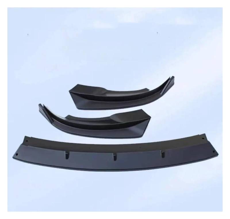 Splitter Für Tesla Für Modell 3 2023 Y 2024 Frontspoilerlippe Spoiler Vorderer Unterer Stoßfänger Modifikation Schutzabdeckung Carbon Black Body PP Frontspoiler(Y Matte Black) von MALTAY