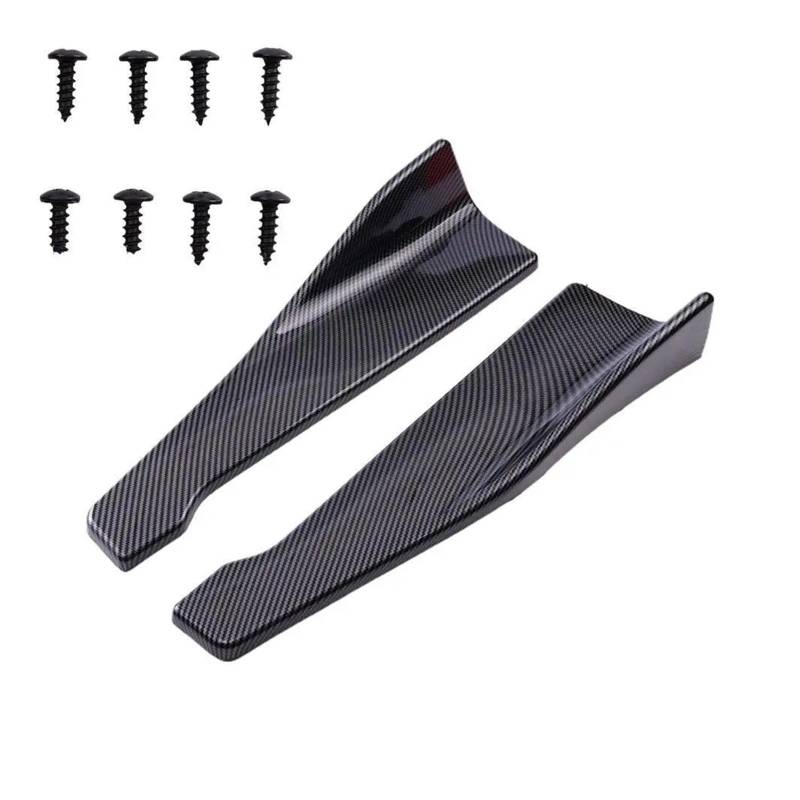 Splitter Universal Auto Vorne Hinten Stoßstange Streifen Lippe Spoiler Diffusor Splitter Kratzschutz 48CM Länge Für Etc. Frontspoiler(B) von MALTAY