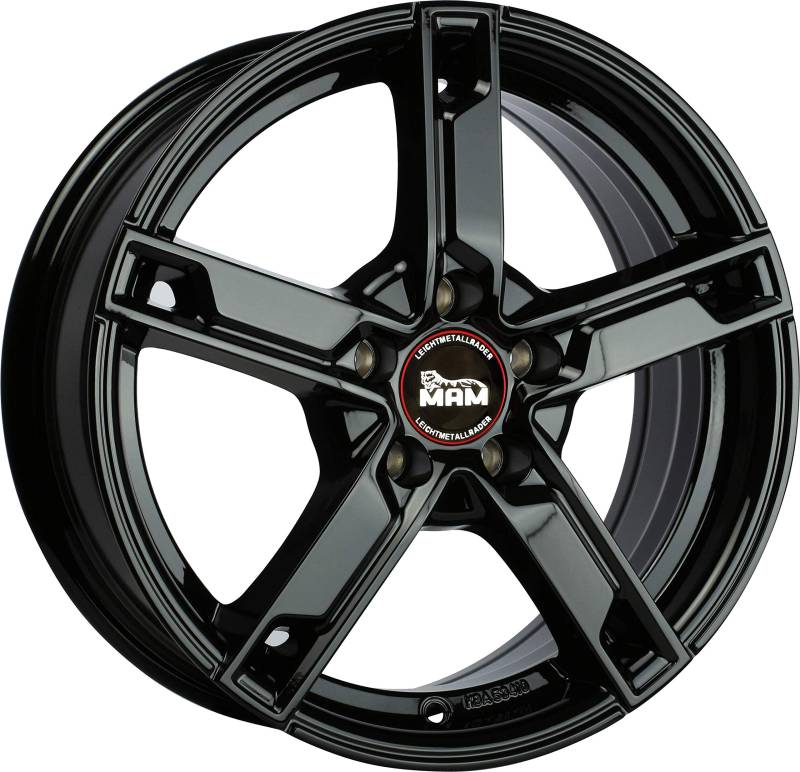 MAMW4 7JX17 5/100 ET35 57.1 BLACK PAINTED Alufelgen von MAM Felgen