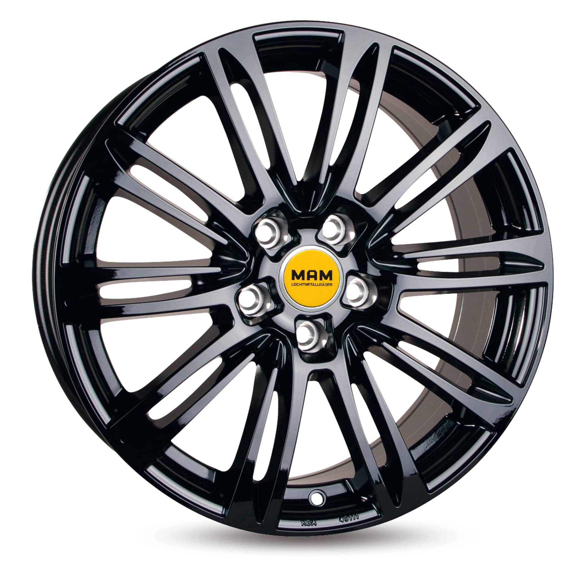 MAM A4-8JX19 5/112 ET45 66,5 BLACK PAINTED von MAM