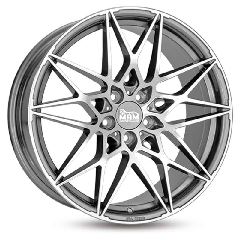 MAM MAM B2 palladium front polished 8.5Jx20 5x112 ET45 von MAM