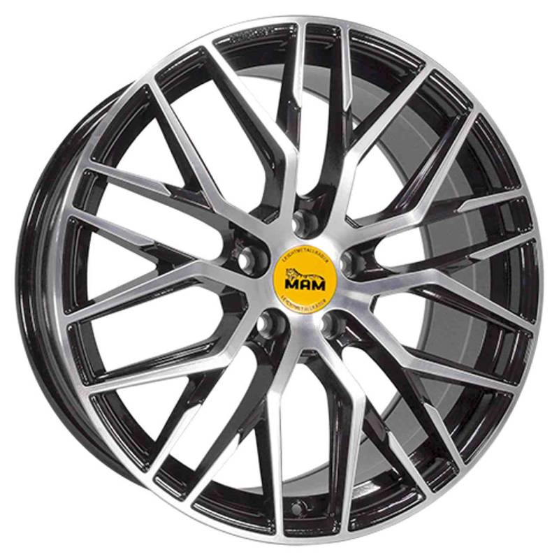 MAM MAM RS4 black front polished 8.5Jx19 5x112 ET30 von MAM