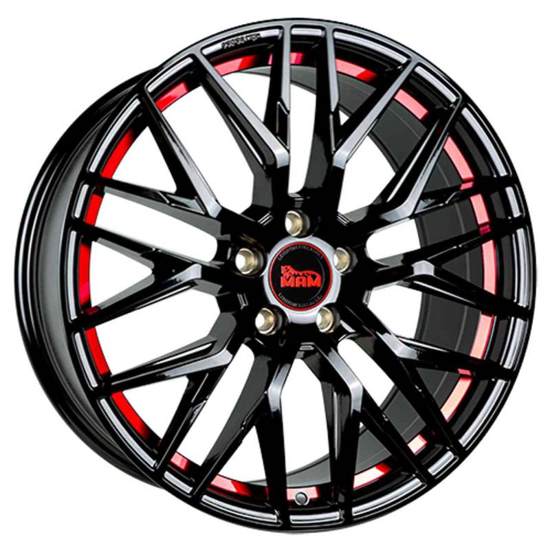 MAM MAM RS4 black painted red inside 8.0Jx18 5x114.3 ET40 von MAM