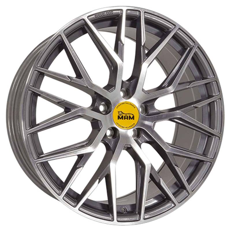 MAM MAM RS4 palladium front polished 8.5Jx19 5x112 ET45 von MAM