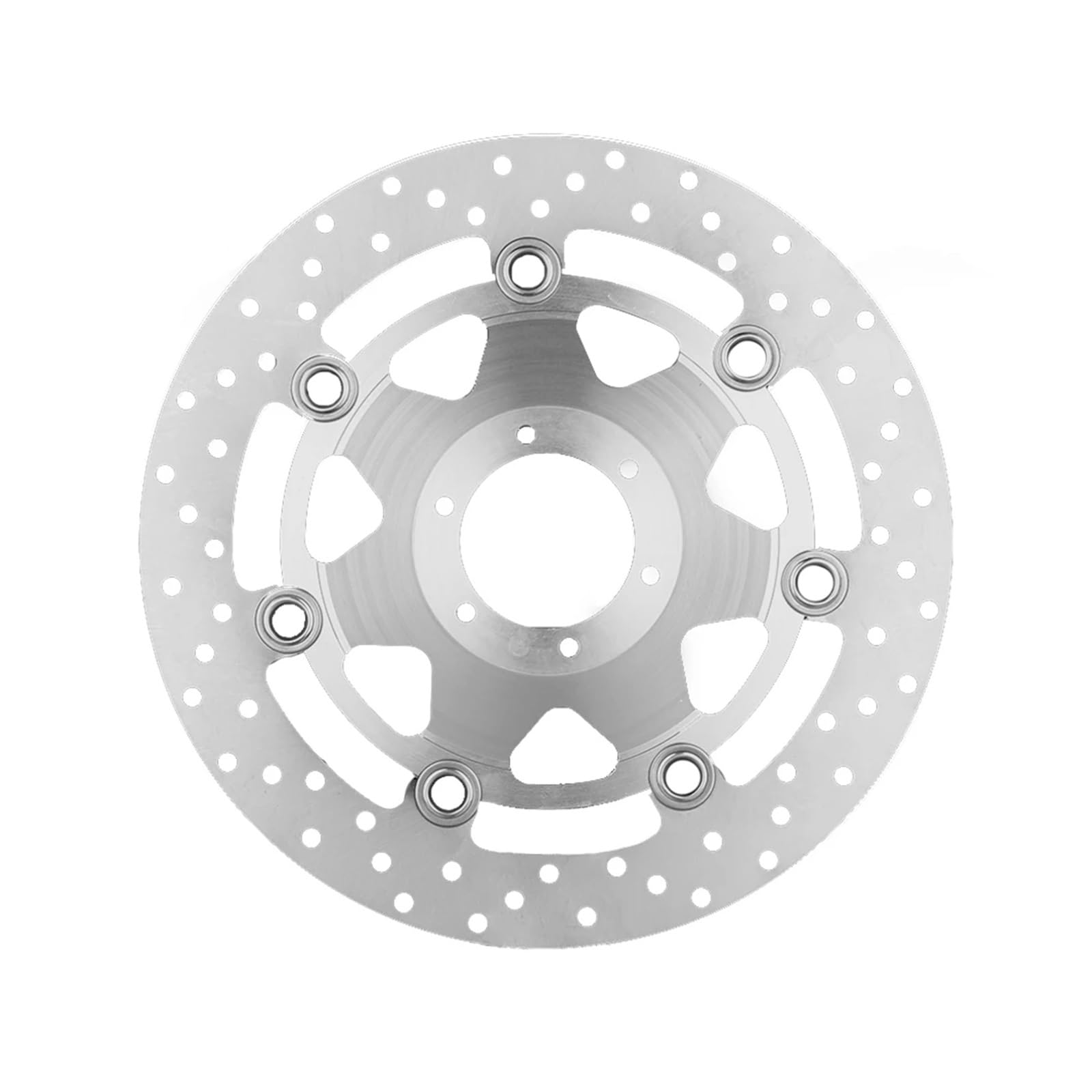 Bremsscheibe Scheibenrotor Für 1800 Für GL1800 Für GL 1800 2000 2001 2002 2003 2004 2005 2006 2007 2008 2009 2010-2019 Motorrad Vorne Bremsscheibe(Sliver) von MAMEFVBB