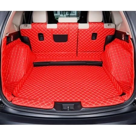 Kofferraumwanne Auto Zubehör Kofferraum Matte Für Mazda CX4 2016-2021 Boot Liner Kofferraum Matte Boot Matten Auto Stamm Matten Auto Kofferraummatte(Wine red) von MAMEFVBB