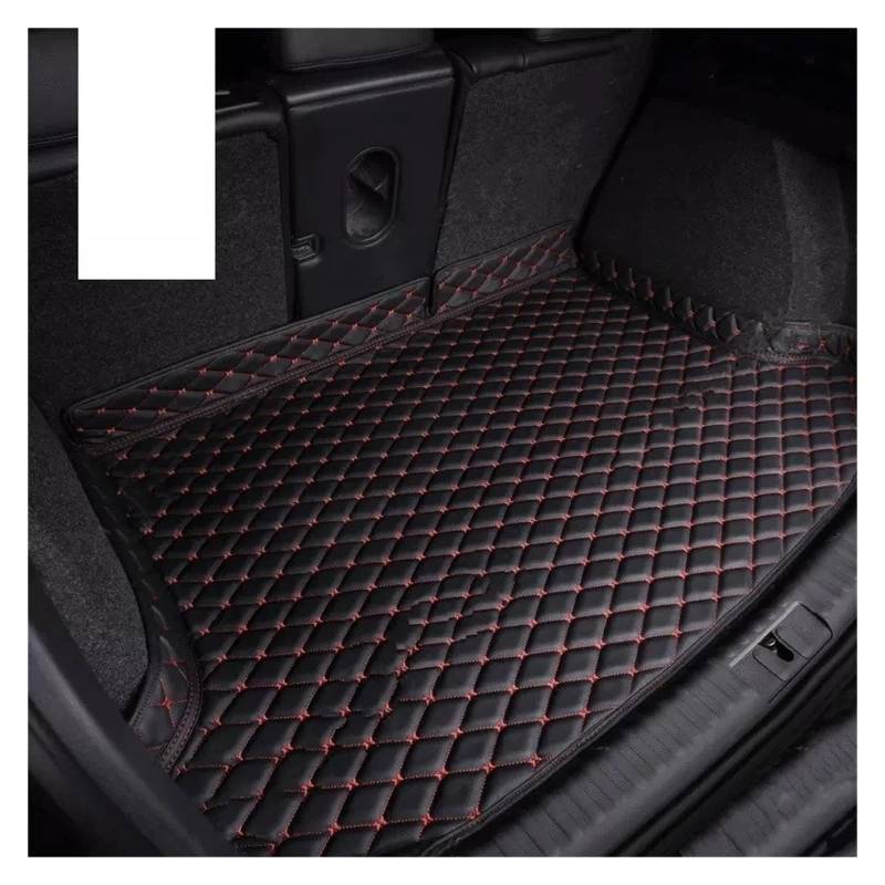 Kofferraumwanne Für Benz Für CLS Für Shooting for Break (5 Sitze) X218 2007-2017 Kofferraum Matte wasserdichte Matten Auto Kofferraummatte(Black-Red) von MAMEFVBB