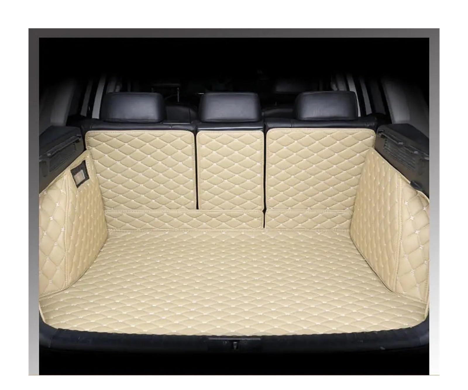 Kofferraumwanne Für CRV 2007 2008 2009 2010 2011 Cargo-Liner Teppich Innen Zubehör Abdeckung Kofferraum Matte Auto Kofferraummatte(Beige) von MAMEFVBB