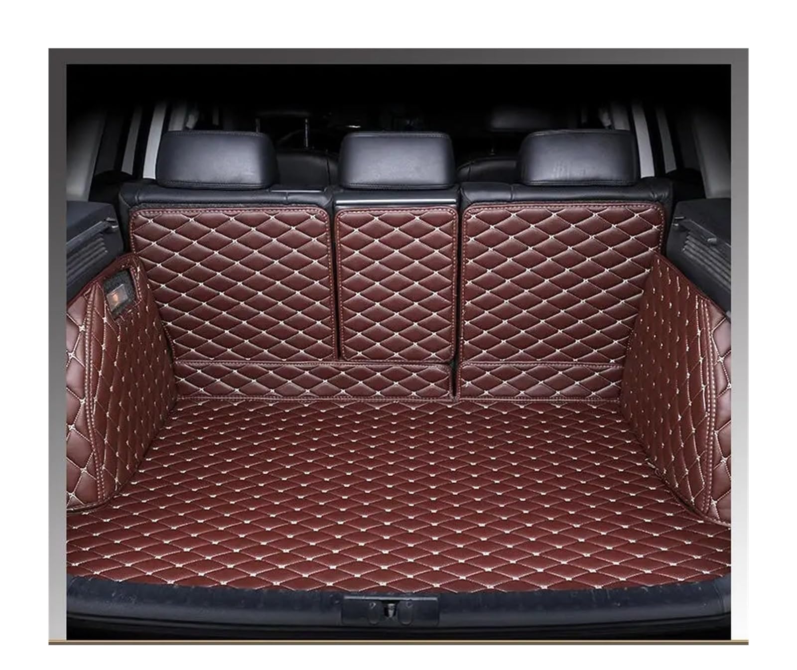 Kofferraumwanne Für CRV 2007 2008 2009 2010 2011 Cargo-Liner Teppich Innen Zubehör Abdeckung Kofferraum Matte Auto Kofferraummatte(Dark Brown) von MAMEFVBB