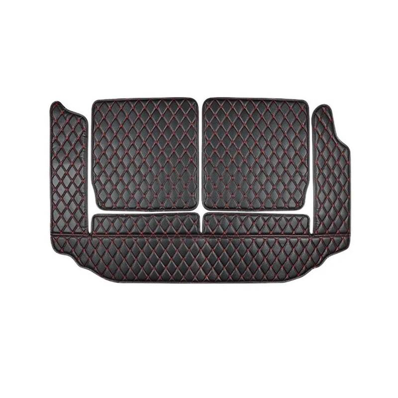 Kofferraumwanne Für Suzuki Für Jimny Jb74 2019-2024 Kofferraum Matte wasserdichte Für Cargo Liner Auto Kofferraummatte(Red Line) von MAMEFVBB