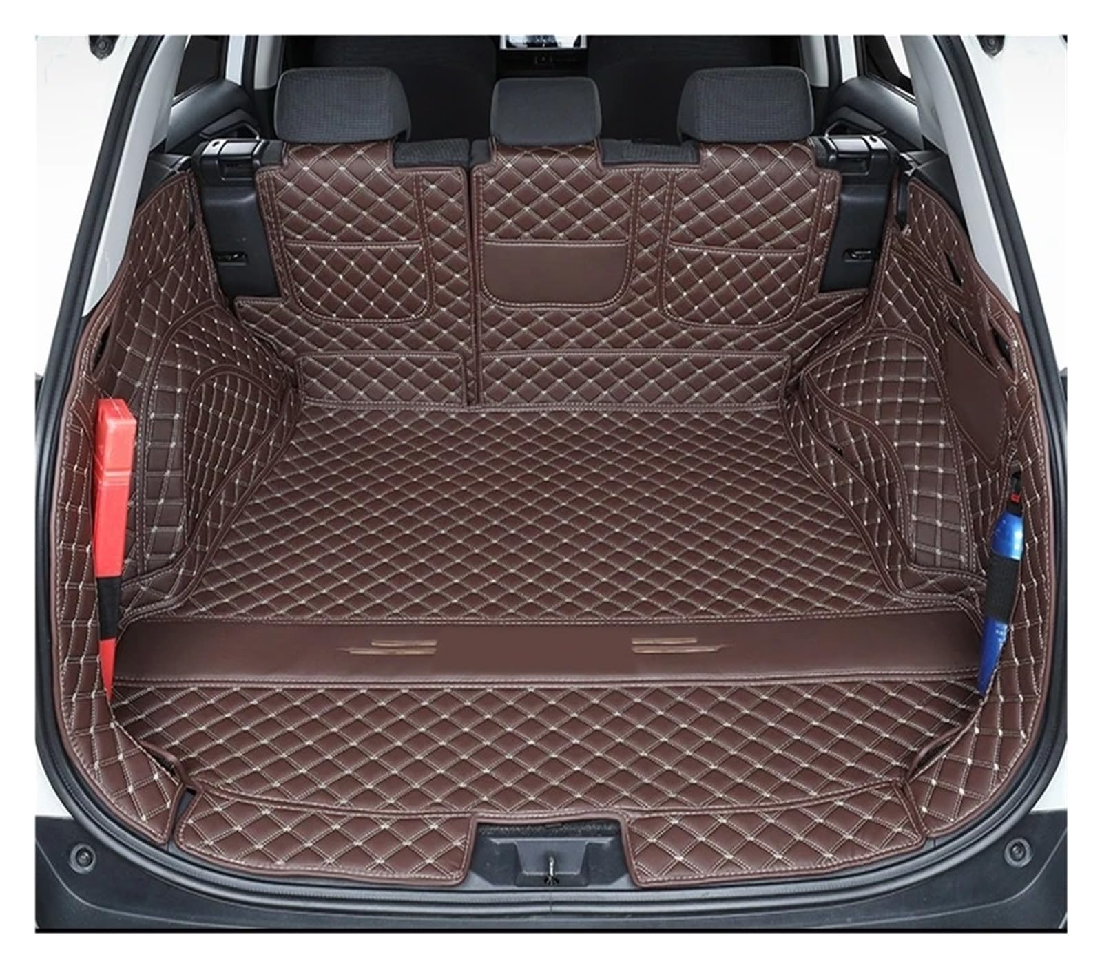 Kofferraumwanne Für Toyota Für RAV4 XA50 2019 2020 2021 Custom Car Stamm Matten Langlebige Cargo-Liner Boot Teppiche Zubehör Auto Kofferraummatte(C Model 2) von MAMEFVBB