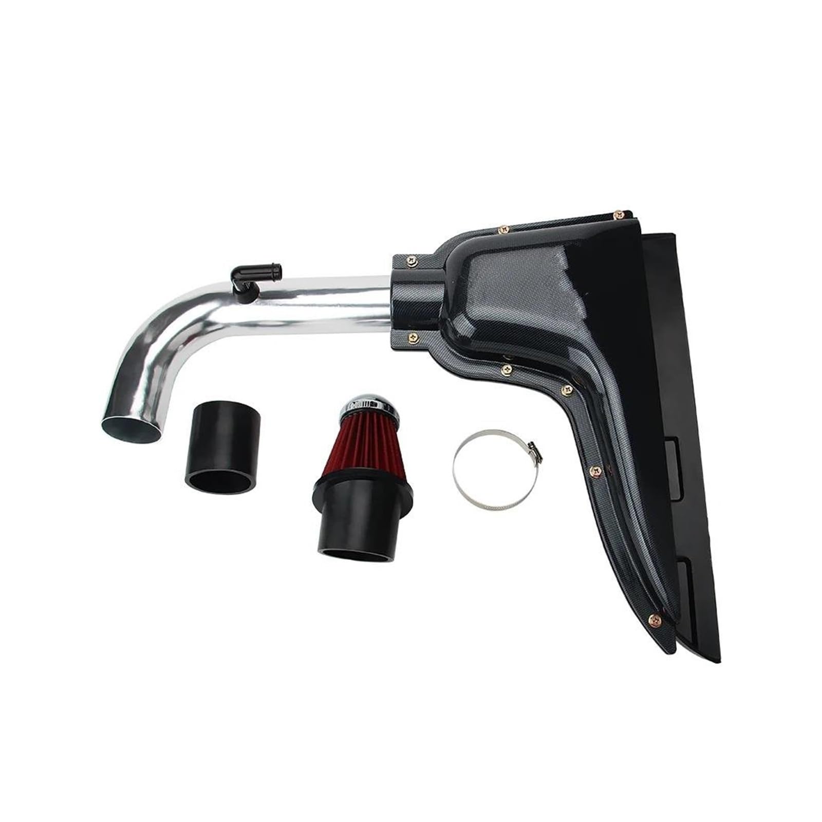 Lufteinlassschlauch Auto Ansaugschlauch Auto High Flow Lufteinlass Systeme Ansaugkasten Luftfilter Für Peugeot 206 1.6L 1998-2006 2005 2004 2003 2002 2001 Für VTS Fiber Style Autoteile von MAMEFVBB