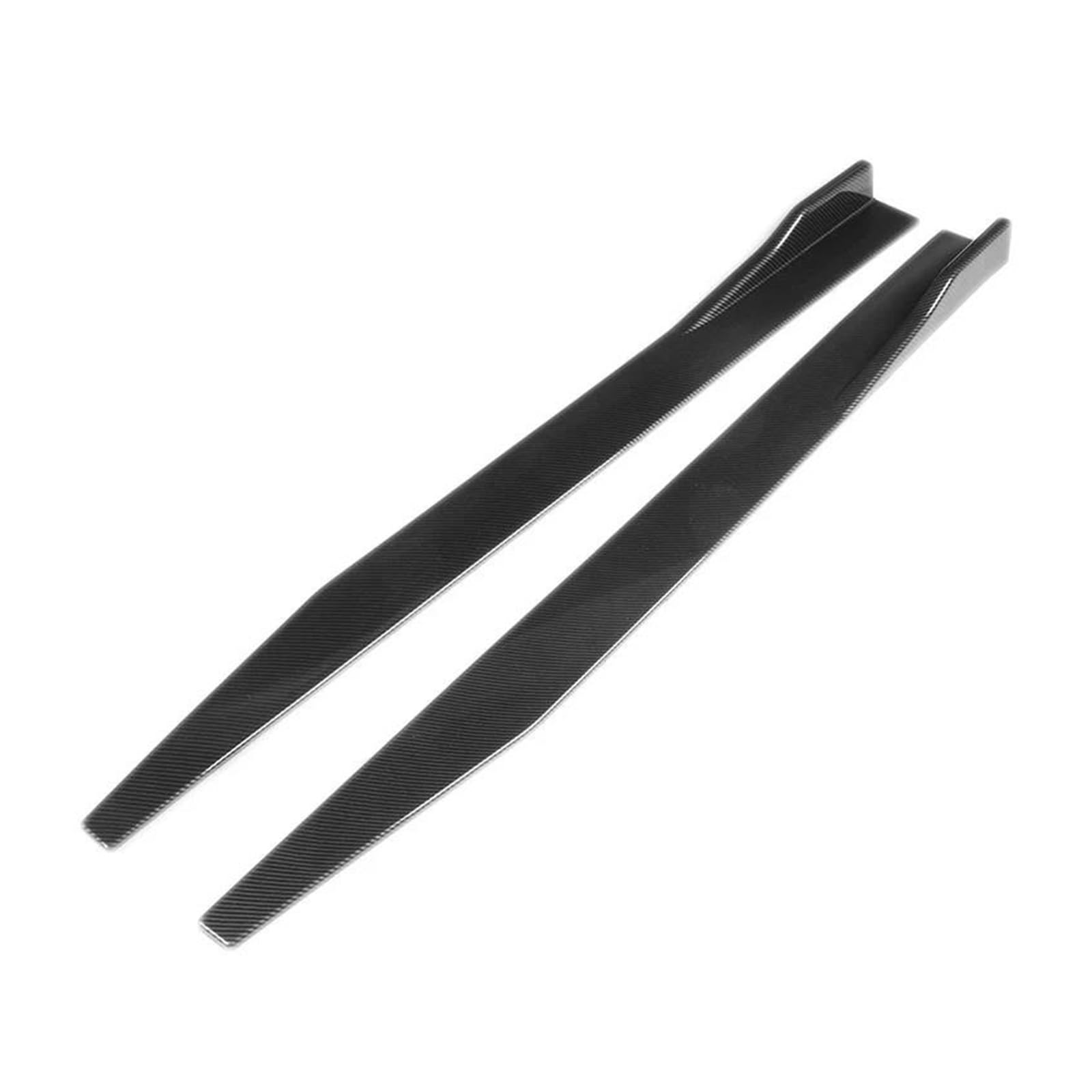 Seitenschürze 2 Pcs Universal 1,18M/46,4 Zoll Seite Röcke Spoiler Stoßstange Carbon Fiber Verlängerung Rocker Panels Lip Rock Für Splitter(Kohlefaser) von MAMEFVBB