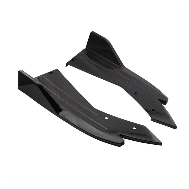 Seitenschürze 2 STÜCKE Für A4 A5 A6 RS5 RS6 TT B7 B8 B6 B9 8P 8V 8y Heckschürze Lippe Diffusor Splitter Canard Protector Frontspoiler Body Kit Splitter(Schwarz) von MAMEFVBB