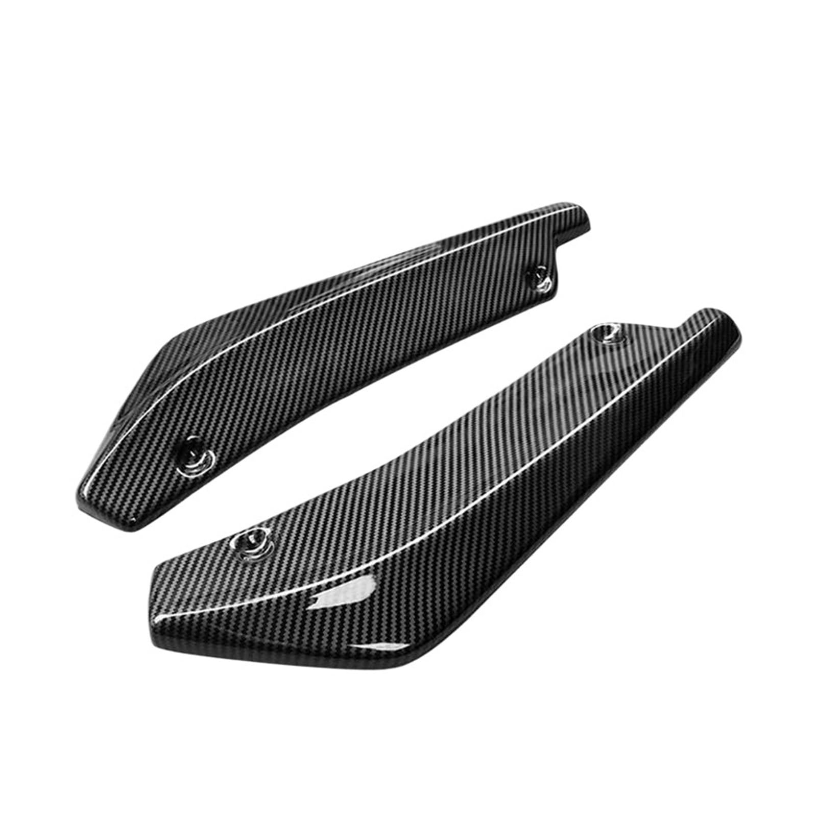 Seitenschürze Carbon Fiber Aussehen Auto Hinten Stoßstange Lip Wrap Winkel Splitter Diffusor Canard ABS Kunststoff Für X1 F48 E84 2010-2022 Splitter(Kohlefaser-Optik) von MAMEFVBB