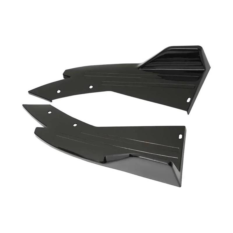 Seitenschürze Für E46 E90 325i 335i 330i M3 Autozubehör Heckstoßstange Diffusor Splitter Spoiler Canards Seitenschweller Abdeckung Aufkleber Verkleidung Splitter(Schwarz) von MAMEFVBB