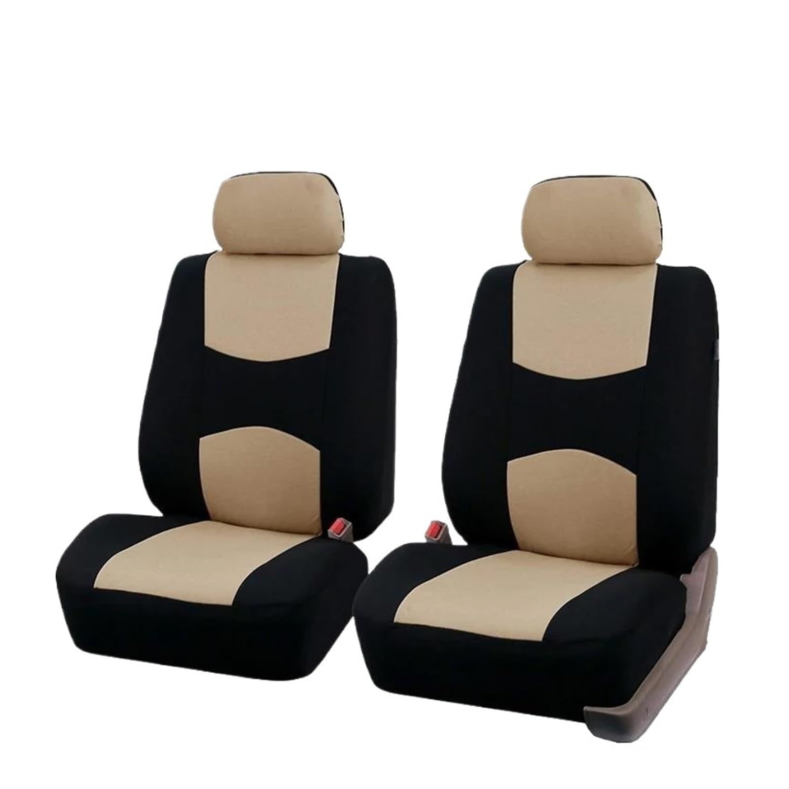 MAMXVKVZEU Für Citroen Autositzbezüge Sitzschutz Autositzbezug(BEIGE 2St) von MAMXVKVZEU