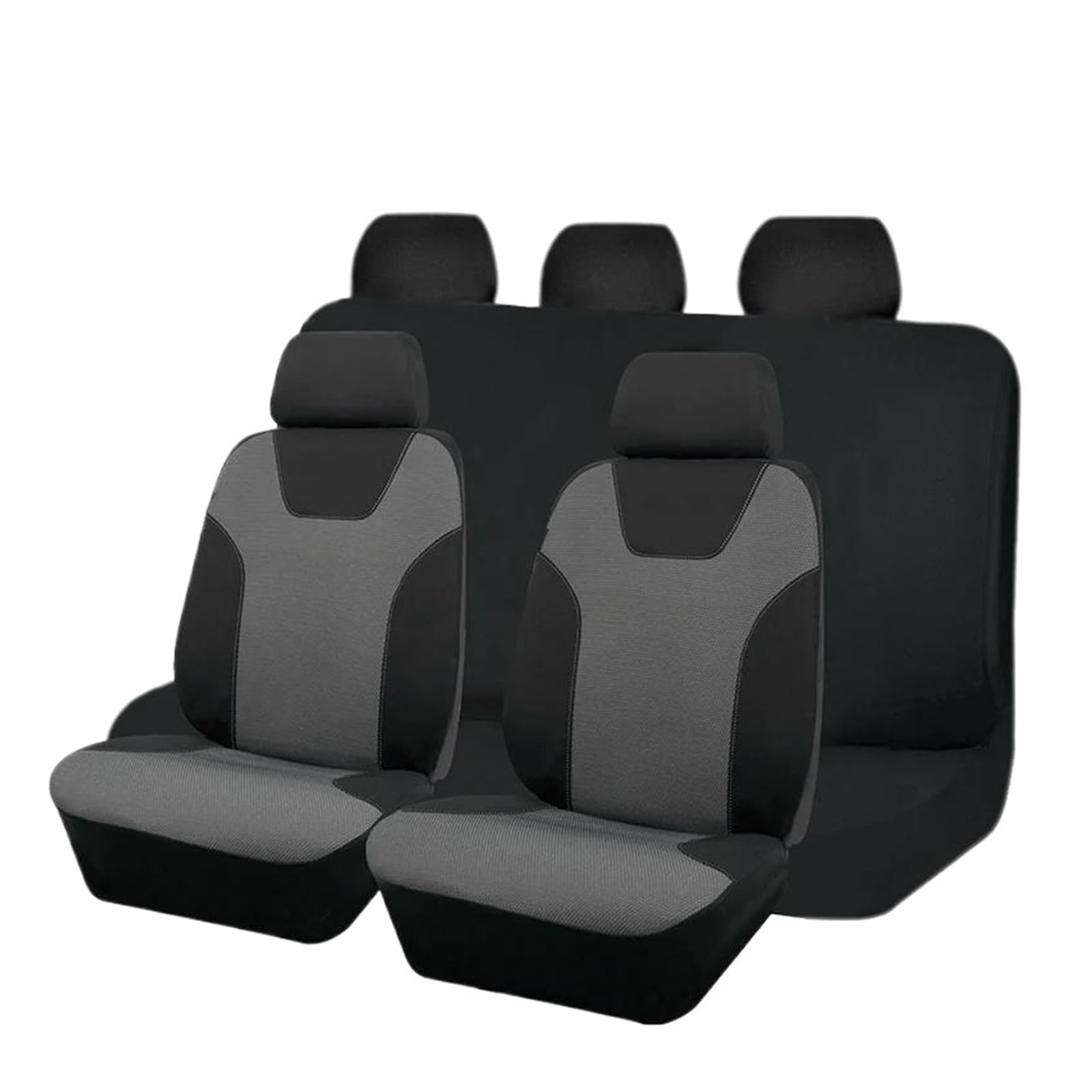 MAMXVKVZEU Für Golf 4 Autositzbezüge Autokissen Schutzset Autositzbezug(Grau,KOMPLETTES Set) von MAMXVKVZEU