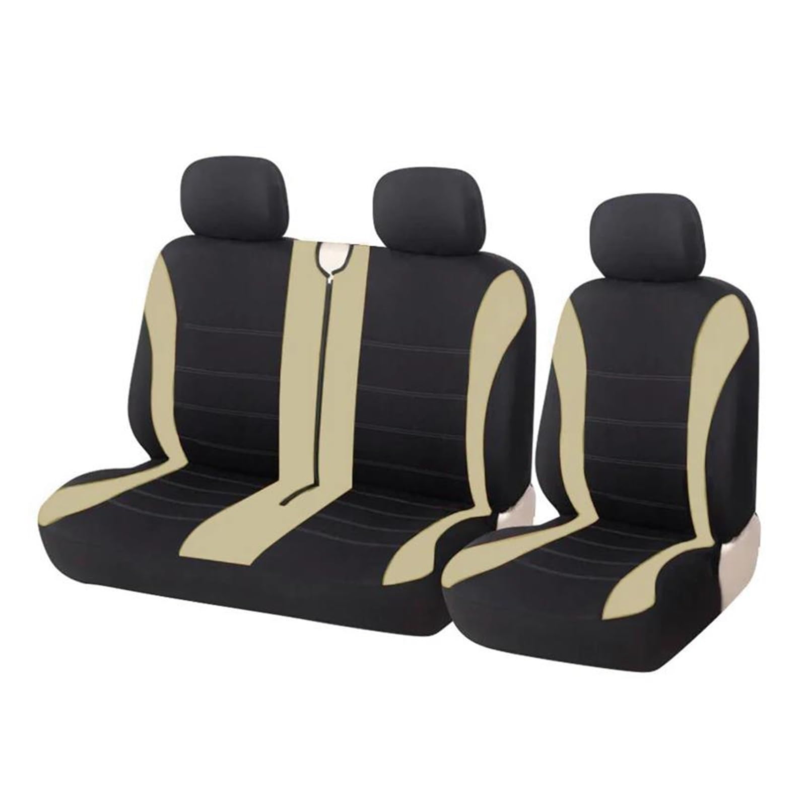 MAMXVKVZEU Für Hiace Autositzbezüge Autokissen Schutzset Autositzbezug(BEIGE) von MAMXVKVZEU