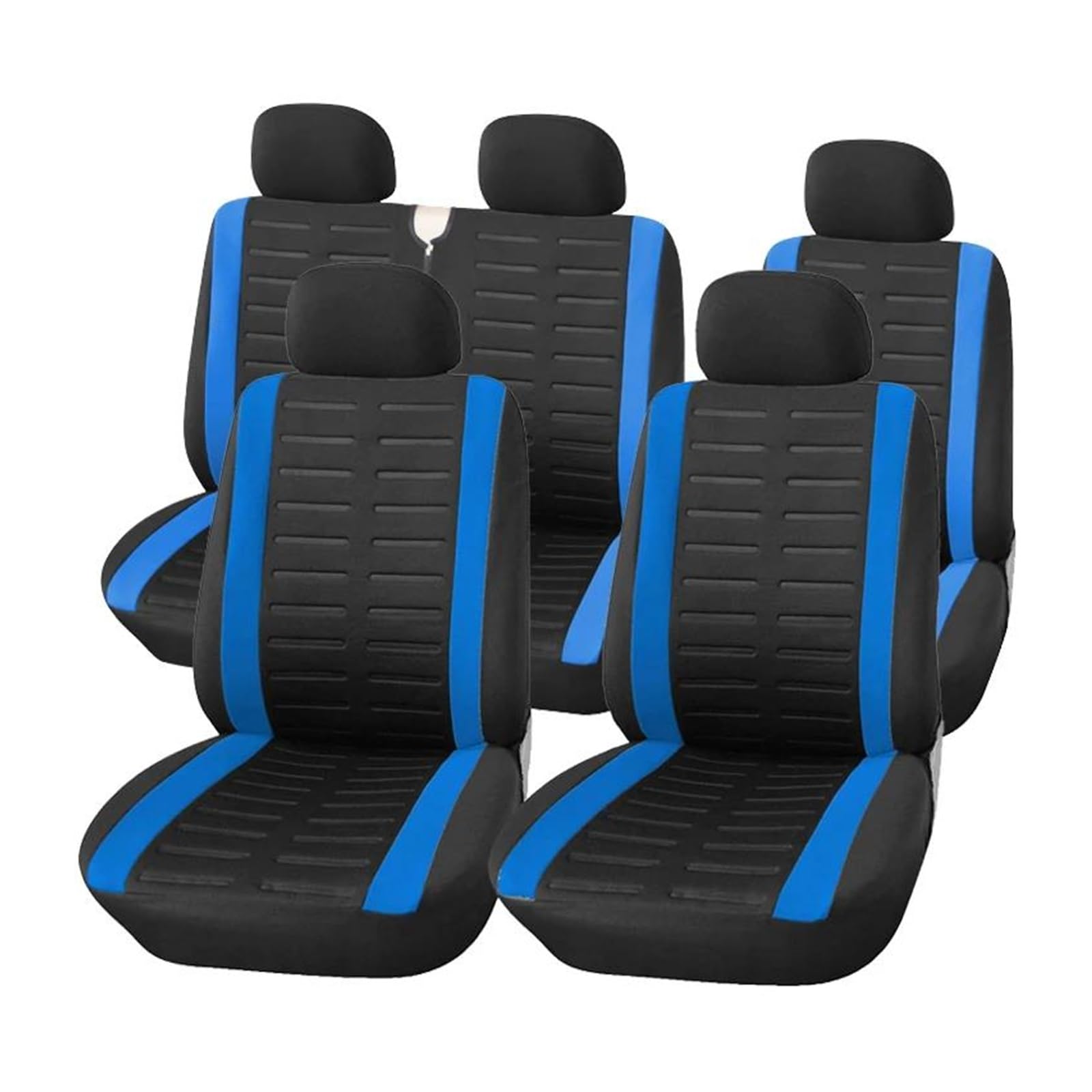 MAMXVKVZEU Universelle Autositzbezüge Autokissen Schutzset Autositzbezug(Blau,KOMPLETTES Set) von MAMXVKVZEU