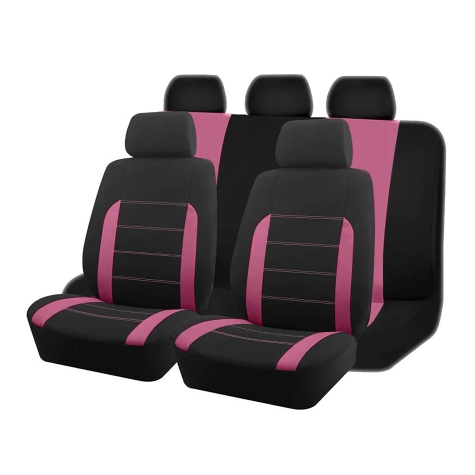 MAMXVKVZEU Universelle Autositzbezüge Die Meisten Autos SUVs LKWs Und Lieferwagen Autositzbezug(ROSA,KOMPLETTES Set) von MAMXVKVZEU