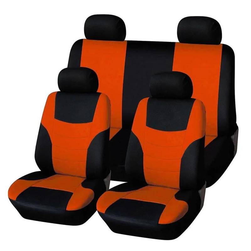 MAMXVKVZEU Universelle Autositzbezüge Schutzsitzkissen Autositzbezug(Orange) von MAMXVKVZEU