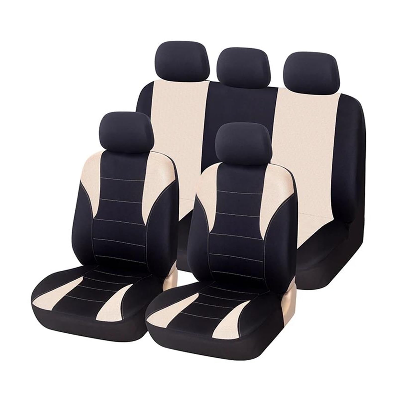 MAMXVKVZEU Universelles Autokissen Schutzset Autositzschoner Autositzbezug(BEIGE) von MAMXVKVZEU