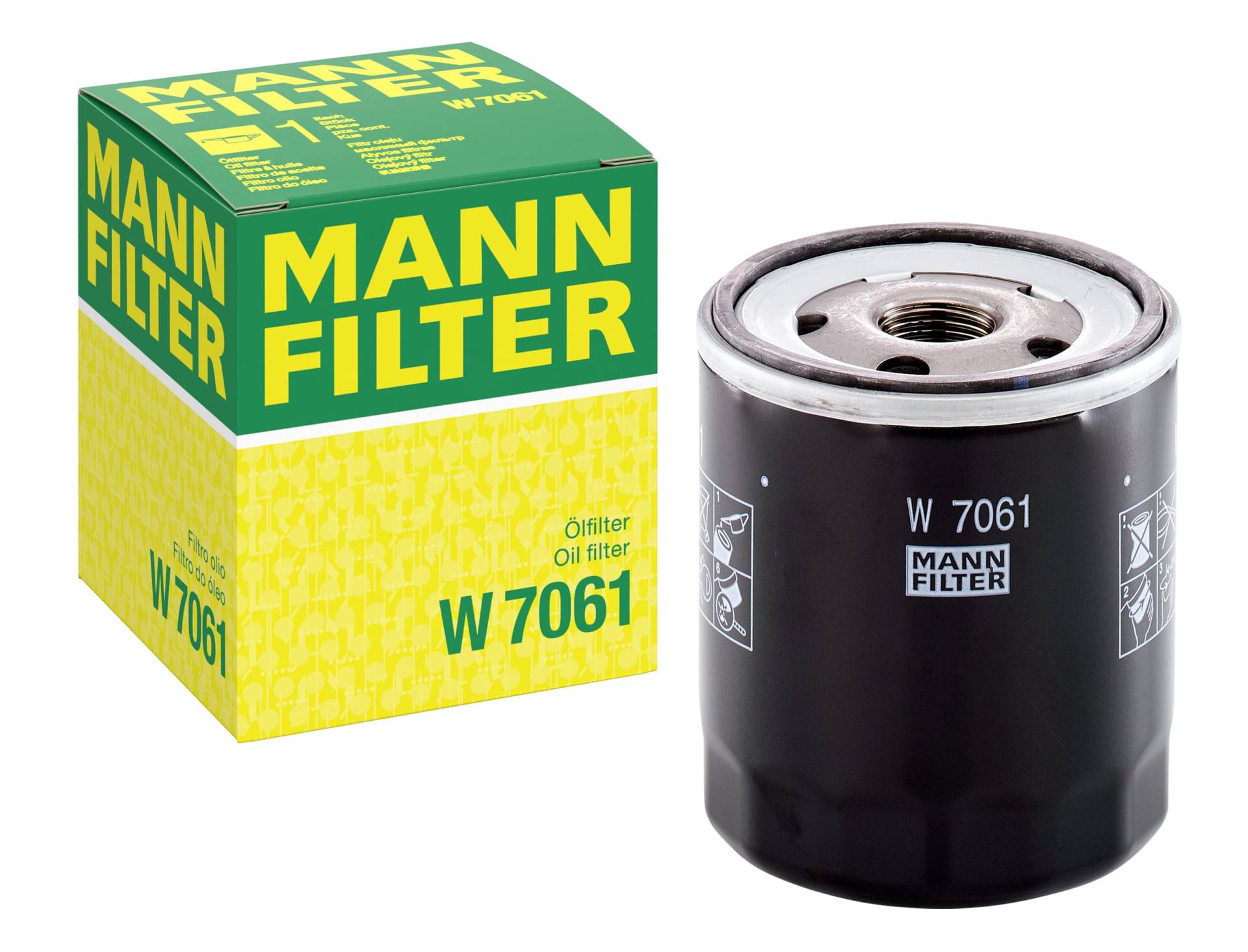 MANN-FILTER W 7061 Ölfilter – Für PKW von MANN-FILTER