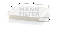 Filter, Innenraumluft MANN-FILTER CU 2356 von MANN-FILTER