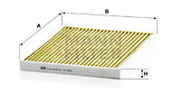 Filter, Innenraumluft MANN-FILTER FP 2243 von MANN-FILTER