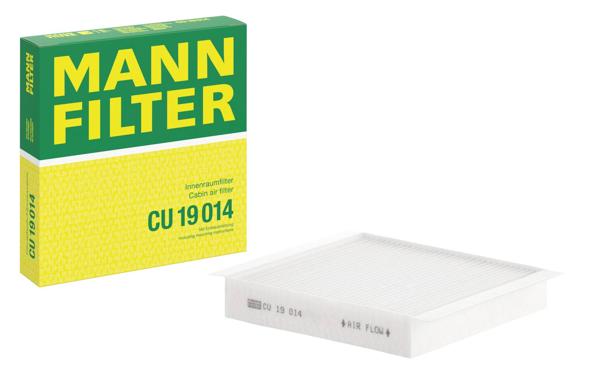 MANN-FILTER CU 19 014 Innenraumfilter/Kabinenluftfilter - PKW + TRANSPORTER von MANN-FILTER