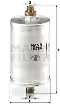 Kraftstofffilter MANN-FILTER WK 726/2 von MANN-FILTER