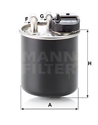 Kraftstofffilter MANN-FILTER WK 820/16 von MANN-FILTER